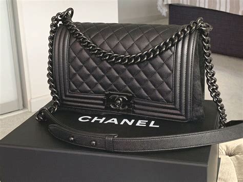 chanel so black new medium boy|Chanel bags for boys.